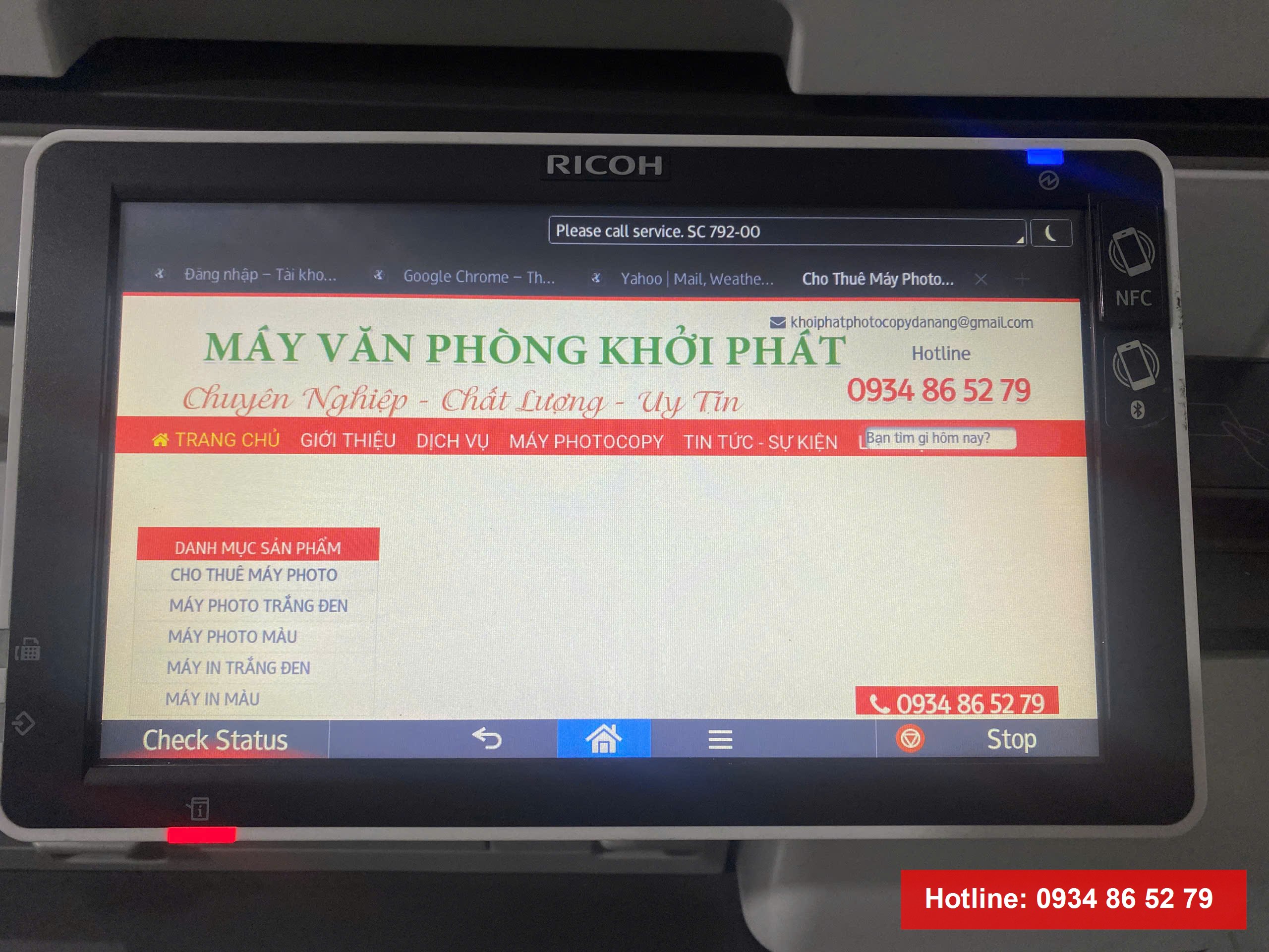 Kiểm tra chức năng máy trước khi cho thuê tại Đà Nẵng Kiểm tra chức năng máy trước khi cho thuê tại Đà Nẵng